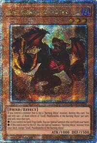 Graff, Malebranche of the Burning Abyss (Quarter Century Secret Rare) - Quarter Century Stampede - YuGiOh card