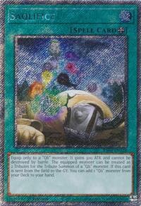 Saqlifice (Platinum Secret Rare) - Quarter Century Stampede - YuGiOh card