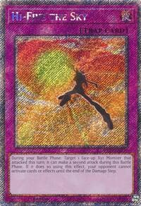 Hi-Five the Sky (Platinum Secret Rare) - Quarter Century Stampede - YuGiOh card