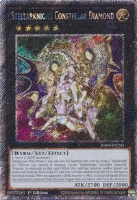 Stellarknight Constellar Diamond (Platinum Secret Rare) - Quarter Century Stampede - YuGiOh card