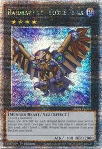 Raidraptor - Force Strix (Quarter Century Secret Rare) - Quarter Century Stampede - YuGiOh card