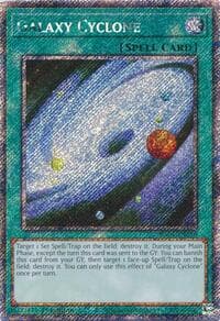 Galaxy Cyclone (Platinum Secret Rare) - Quarter Century Stampede - YuGiOh card