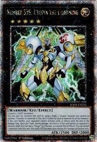 Number S39: Utopia the Lightning (Quarter Century Secret Rare) - Quarter Century Stampede - YuGiOh card