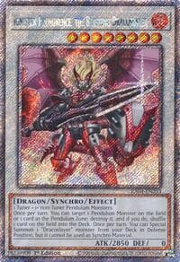 Ignister Prominence, the Blasting Dracoslayer (Platinum Secret Rare) - Quarter Century Stampede - YuGiOh card