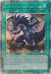 The Fang of Critias (Quarter Century Secret Rare) - Quarter Century Stampede - YuGiOh card