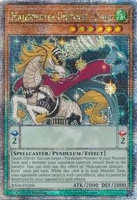 Majespecter Unicorn - Kirin (Quarter Century Secret Rare) - Quarter Century Stampede - YuGiOh card