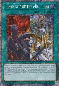 Pantheism of the Monarchs (Platinum Secret Rare) - Quarter Century Stampede - YuGiOh card