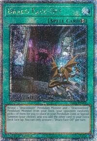 Draco Face-Off (Quarter Century Secret Rare) - Quarter Century Stampede - YuGiOh card