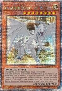 Dragon Spirit of White (Quarter Century Secret Rare) - Quarter Century Stampede - YuGiOh card