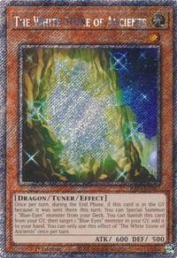 The White Stone of Ancients (Platinum Secret Rare) - Quarter Century Stampede - YuGiOh card