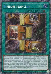 Union Hangar (Platinum Secret Rare) - Quarter Century Stampede - YuGiOh card