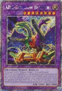 ABC-Dragon Buster (Platinum Secret Rare) - Quarter Century Stampede - YuGiOh card