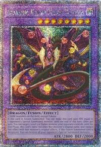 Starving Venom Fusion Dragon (Quarter Century Secret Rare) - Quarter Century Stampede - YuGiOh card