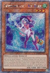 Windwitch - Ice Bell (Platinum Secret Rare) - Quarter Century Stampede - YuGiOh card
