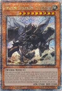 True King Lithosagym, the Disaster (Quarter Century Secret Rare) - Quarter Century Stampede - YuGiOh card