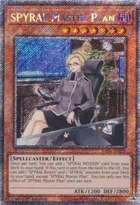 SPYRAL Master Plan (Platinum Secret Rare) - Quarter Century Stampede - YuGiOh card