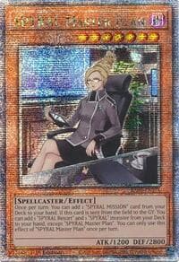 SPYRAL Master Plan (Quarter Century Secret Rare) - Quarter Century Stampede - YuGiOh card