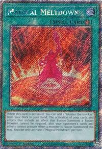 Magical Meltdown (Platinum Secret Rare) - Quarter Century Stampede - YuGiOh card