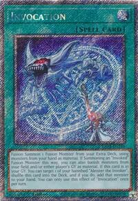 Invocation (Platinum Secret Rare) - Quarter Century Stampede - YuGiOh card