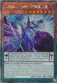 Astrograph Sorcerer (Platinum Secret Rare) - Quarter Century Stampede - YuGiOh card