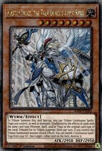 Master Peace, the True Dracoslaying King (Quarter Century Secret Rare) - Quarter Century Stampede - YuGiOh card