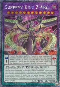 Supreme King Z-ARC (Platinum Secret Rare) - Quarter Century Stampede - YuGiOh card