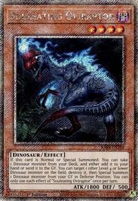 Souleating Oviraptor (Platinum Secret Rare) - Quarter Century Stampede - YuGiOh card
