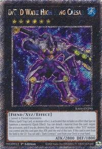 D/D/D Wave High King Caesar (Platinum Secret Rare) - Quarter Century Stampede - YuGiOh card
