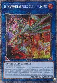 Heavymetalfoes Electrumite (Platinum Secret Rare) - Quarter Century Stampede - YuGiOh card