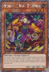 Noh-P.U.N.K. Ze Amin (Platinum Secret Rare) - Quarter Century Stampede - YuGiOh card