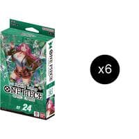 Starter Deck 24: GREEN Jewelry Bonney Display - ST-24: Starter Deck 24 GREEN Jewelry Bonney - One Piece Card Game card