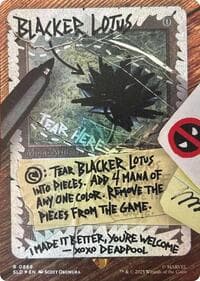 Blacker Lotus (Rainbow Foil) - Secret Lair Drop Series - Magic: The Gathering card