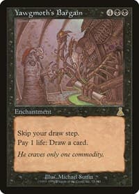 Yawgmoth's Bargain - Urza's Destiny - Magic: The Gathering card