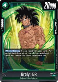 Broly : BR - FB06-061 - Rivals Clash - Dragon Ball Super: Fusion World card
