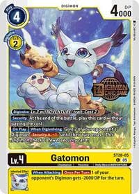 Gatomon - Starter Deck 20: Protector of Light Release Event Cards - Digimon Card Game card