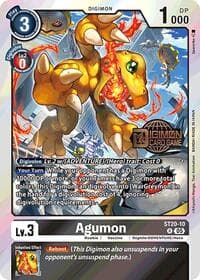 Agumon - Starter Deck 20: Protector of Light Release Event Cards - Digimon Card Game card