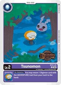 Tsunomon - Starter Deck 21: Hero of Hope Release Event Cards - Digimon Card Game card