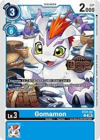 Gomamon - Starter Deck 21: Hero of Hope Release Event Cards - Digimon Card Game card