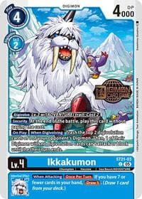Ikkakumon - Starter Deck 21: Hero of Hope Release Event Cards - Digimon Card Game card