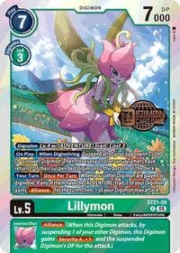 Lillymon - Starter Deck 21: Hero of Hope Release Event Cards - Digimon Card Game card