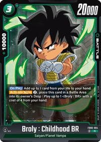 Broly : Childhood BR - Rivals Clash - Dragon Ball Super: Fusion World card