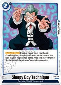 Sleepy Boy Technique - Rivals Clash - Dragon Ball Super: Fusion World card