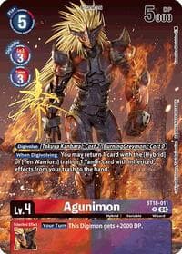 Agunimon (Rare Pull) - World Convergence - Digimon Card Game card