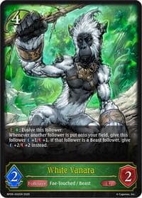 White Vanara - BP09: Duet of Dawn and Dusk - Shadowverse: Evolve card