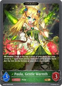 Paula, Gentle Warmth // Paula, Passionate Warmth - BP09: Duet of Dawn and Dusk - Shadowverse: Evolve card