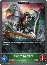 Storied Falconer (Evolved) - BP09: Duet of Dawn and Dusk - Shadowverse: Evolve card