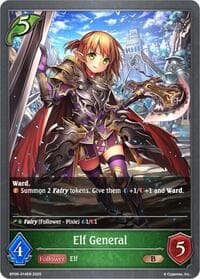Elf General - BP09: Duet of Dawn and Dusk - Shadowverse: Evolve card