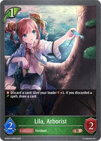 Lila, Arborist - BP09: Duet of Dawn and Dusk - Shadowverse: Evolve card