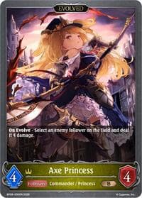 Axe Princess (Evolved) - BP09: Duet of Dawn and Dusk - Shadowverse: Evolve card