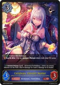 Ceridwen, Eternity Hunter - BP09: Duet of Dawn and Dusk - Shadowverse: Evolve card